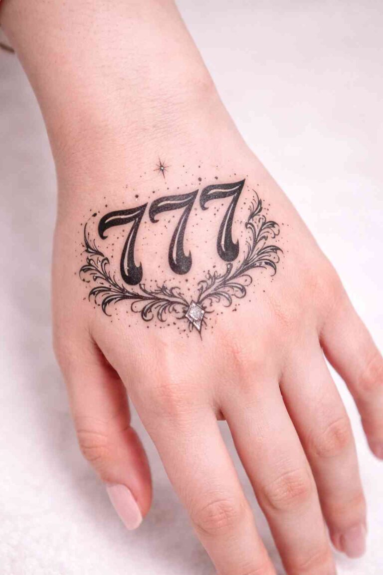 tatuaż 777