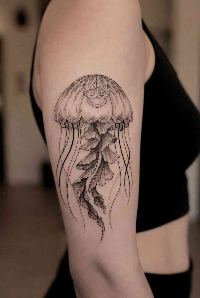 tatuaż meduzy