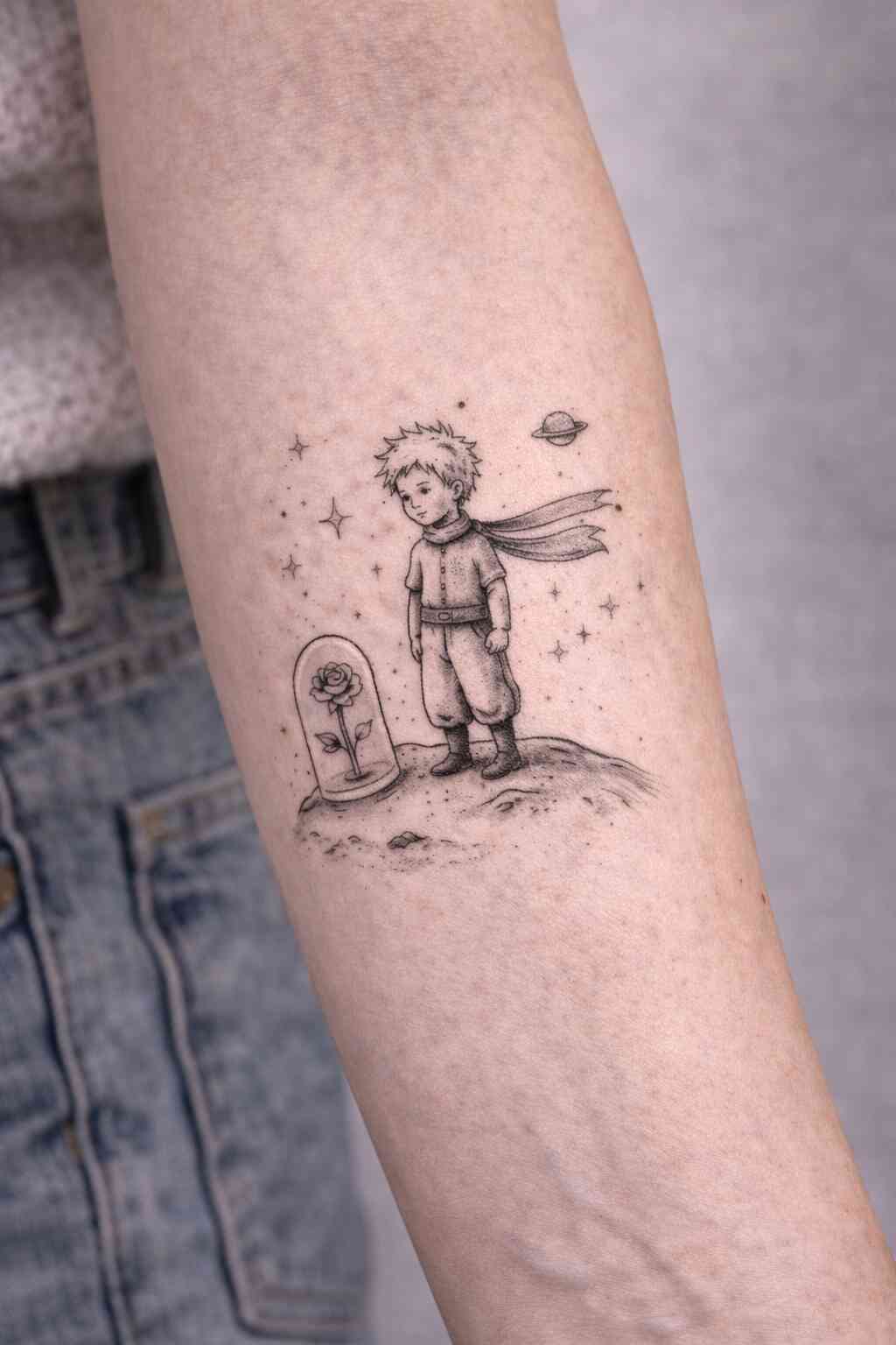 tatuaż mały książe